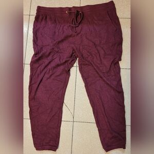 OLD NAVY Women Jogger Winter Wine Sixe XL
